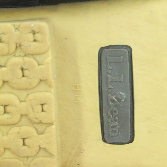 Vintage LL Bean 10 M Lounger Duck Boot Engineer Buckle Leather Unlined - Picture 9 of 10